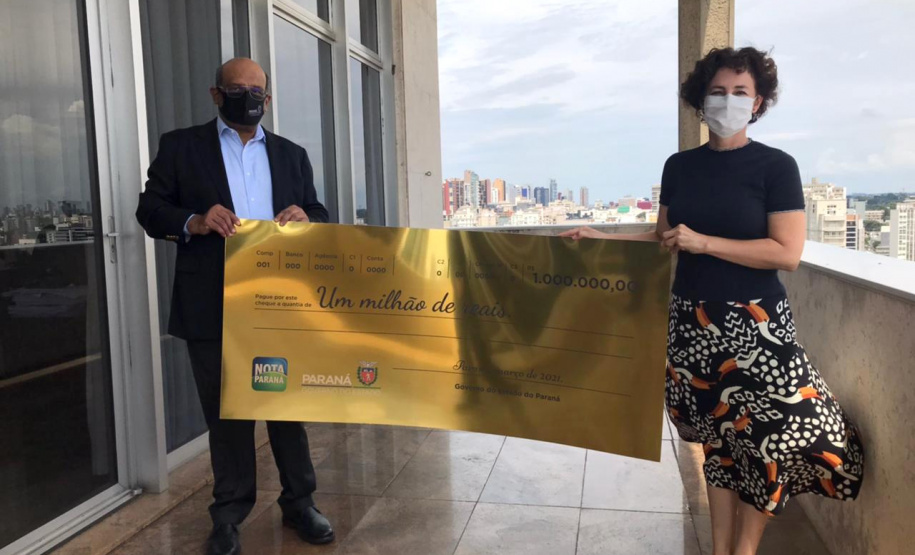 Nota Paraná já repassou mais de R$ 53 milhões em prêmios aos contribuintes -  Curitiba, 28/09/2021  -  Foto: SEFA