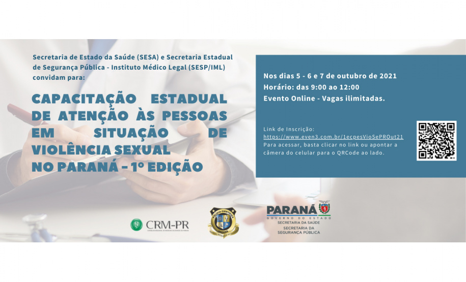 Governo promove capacitação para atenção às vítimas de violência sexual.