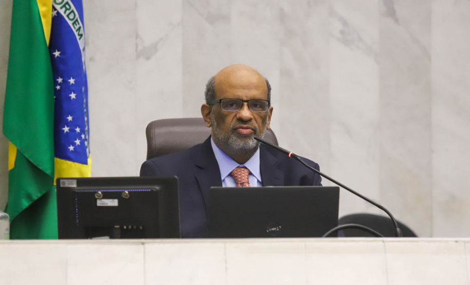 O secretário de Estado da Fazenda, Renê Garcia Júnior, apresenta os dados do Governo relativos ao cumprimento das metas fiscais referente ao 2º quadrimestre de 2021 - de maio a agosto deste ano. Foto: Ari Dias/AEN