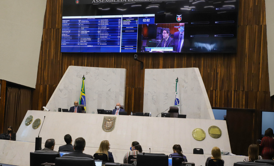 O secretário de Estado da Fazenda, Renê Garcia Júnior, apresenta os dados do Governo relativos ao cumprimento das metas fiscais referente ao 2º quadrimestre de 2021 - de maio a agosto deste ano. Foto: Ari Dias/AEN