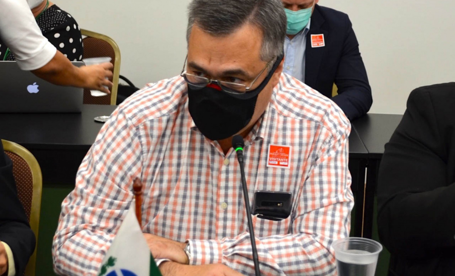 O secretário de Estado da Saúde, Beto Preto, participou da assembleia do Conselho Nacional dos Secretários de Saúde (Conass) nesta quarta-feira (29) em Brasília. - Brasília, 29/09/2021 - Foto: Ascom Conass