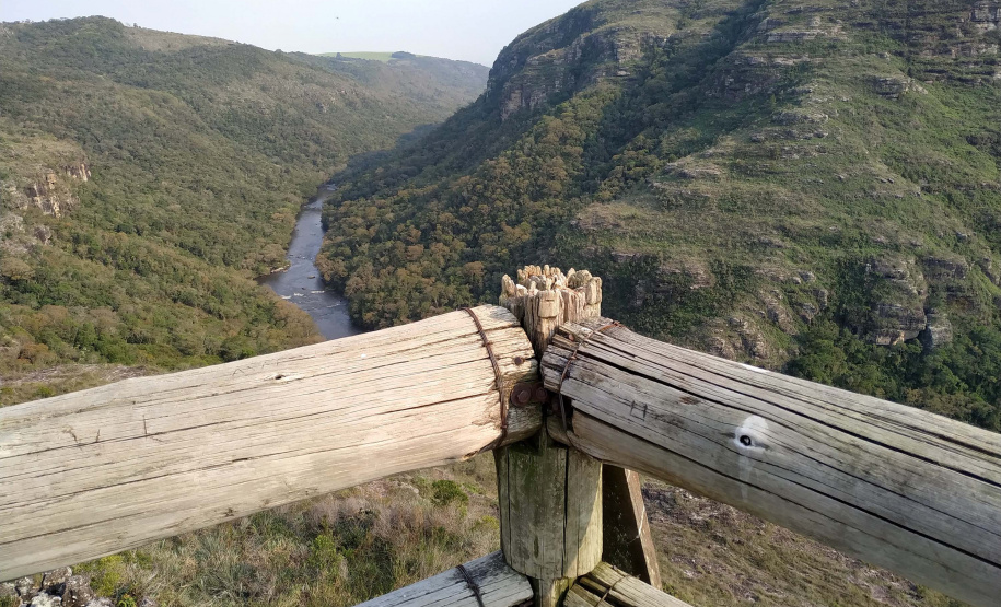 Projeto de parceria com a iniciativa privada avança no Parque Estadual do Guartelá - Foto: SEDEST