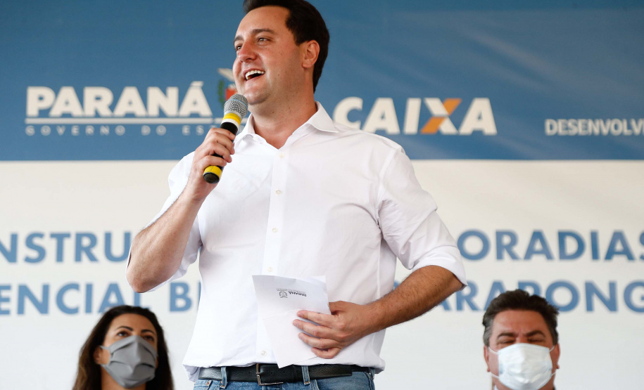 Arapongas, na Região Norte, vai dar um salto de qualidade na questão habitacional. Em ações desenvolvidas pelo Governo do Estado, a cidade vai ganhar nos próximos meses um novo bairro planejado, com 1.479 moradias divididas em duas fases, e uma unidade do Condomínio do Idoso, com 40 residências exclusivas para a terceira idade. - Arapongas, 30/09/2021 -  Foto: Jonathan Campos/AEN