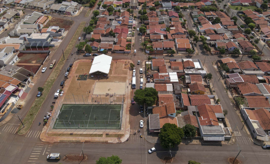 30.10.21 Governador Carlos Massa Ratinho Junior participou da inauguração Meu Campinho em Rolandia
Foto Gilson Abreu/AEN