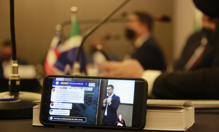 O primeiro dia do XVII Encontro Nacional de Controle Interno, que ocorre em Curitiba, deu a base para a discussão sobre ética e governança na administração pública. Foto: Gabrielly Pontes/CGE