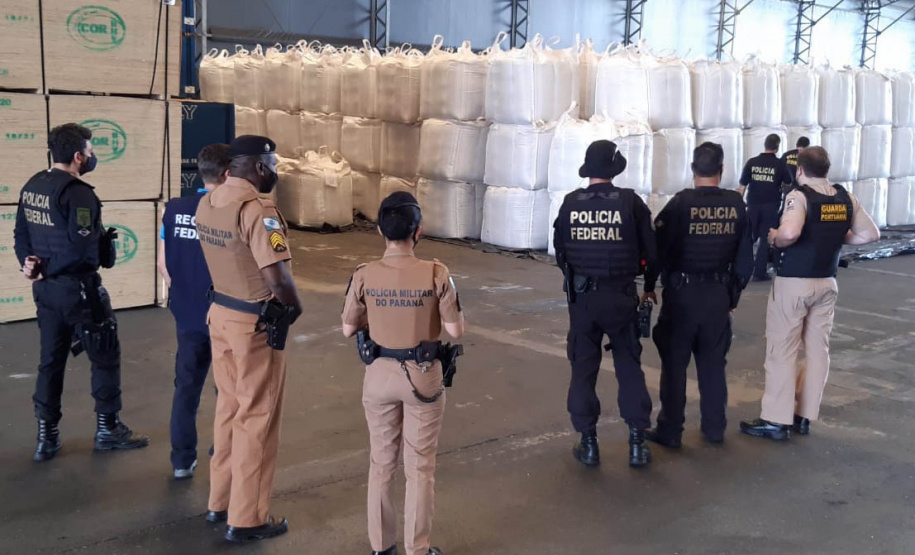 A Secretaria da Segurança Pública do Paraná (Sesp) divulgou no final desta quinta-feira (30/09) o resultado das três fases da operação Fronteiras e Divisas Integradas I, executada com o apoio das forças de segurança dos estados de São Paulo e Mato Grosso do Sul, além de outras instituições. -  Curitiba, 01/10/2021  -  Foto: SESP-PR