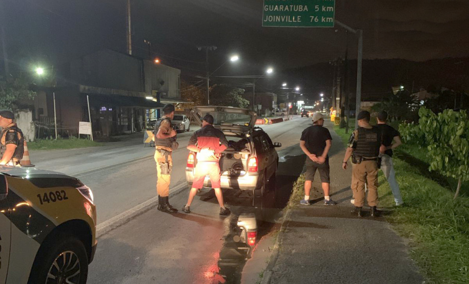 Operação Maré Alta resulta em cinco presos e três armas de fogo apreendidas no Litoral. Foto:SESP