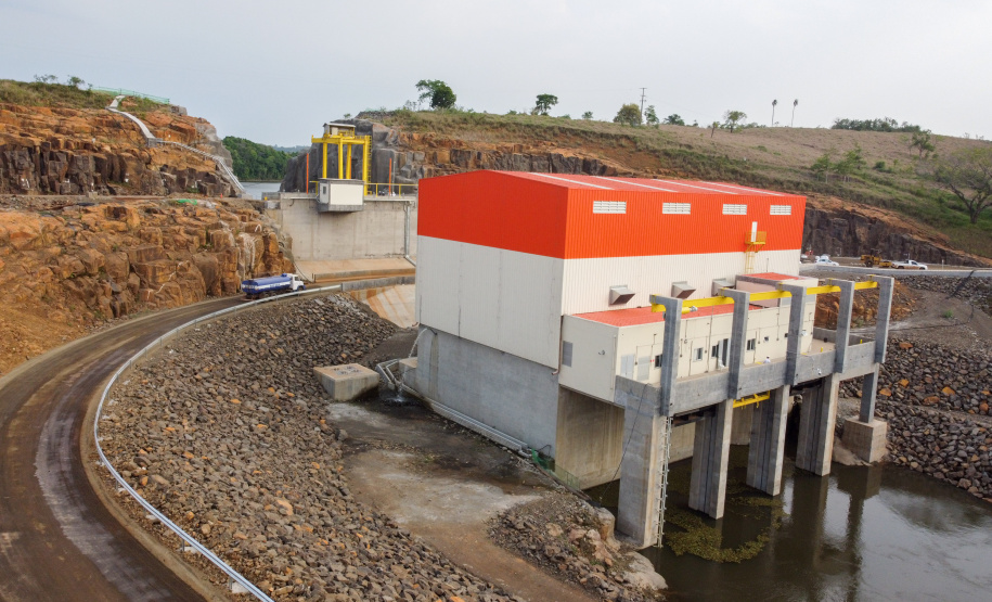 PCH Bela Vista Pequena Central Hidrelétrica Bela Vista, em Verê, no Sudoeste do Estado, instalada no Rio Chopim, entre os municípios de Verê e São João, no Sudoeste do Paraná. 30/09/2021 - Foto: Geraldo Bubniak/AEN