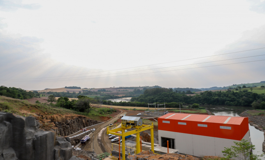 PCH Bela Vista Pequena Central Hidrelétrica Bela Vista, em Verê, no Sudoeste do Estado, instalada no Rio Chopim, entre os municípios de Verê e São João, no Sudoeste do Paraná. 30/09/2021 - Foto: Geraldo Bubniak/AEN