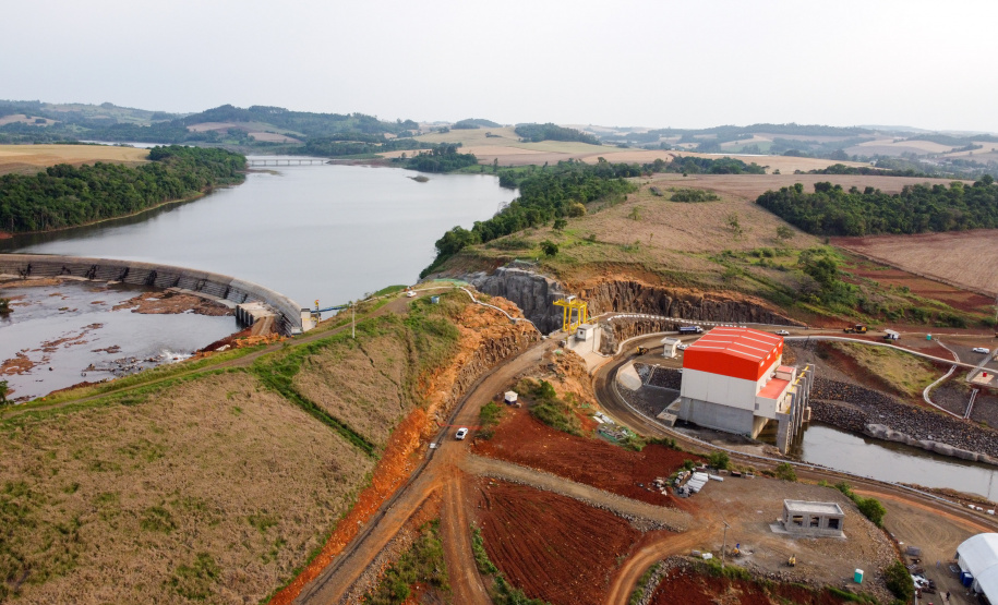 PCH Bela Vista Pequena Central Hidrelétrica Bela Vista, em Verê, no Sudoeste do Estado, instalada no Rio Chopim, entre os municípios de Verê e São João, no Sudoeste do Paraná. 30/09/2021 - Foto: Geraldo Bubniak/AEN