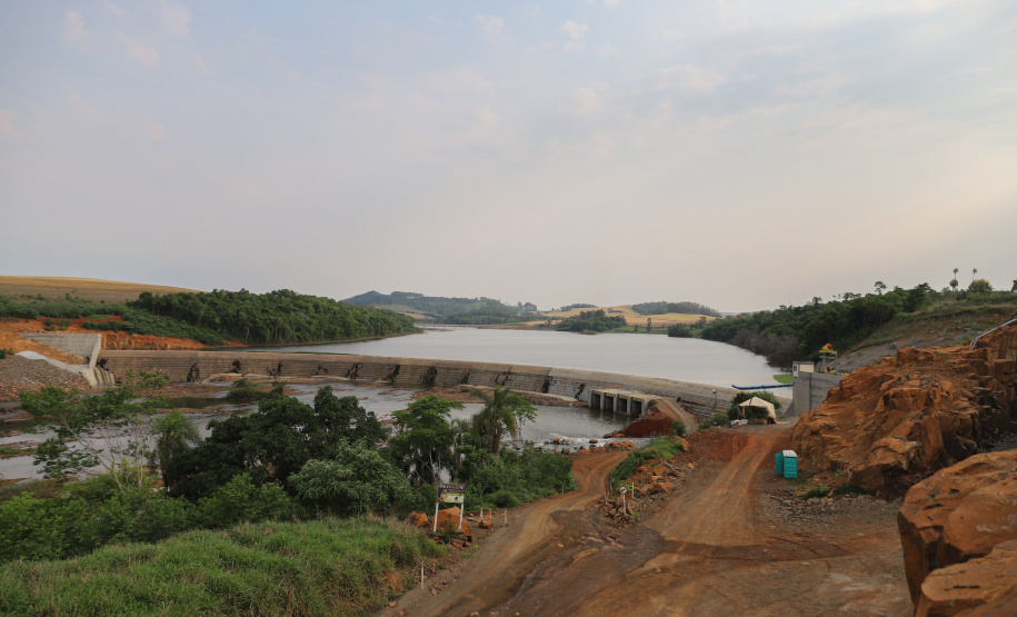 PCH Bela Vista Pequena Central Hidrelétrica Bela Vista, em Verê, no Sudoeste do Estado, instalada no Rio Chopim, entre os municípios de Verê e São João, no Sudoeste do Paraná. 30/09/2021 - Foto: Geraldo Bubniak/AEN