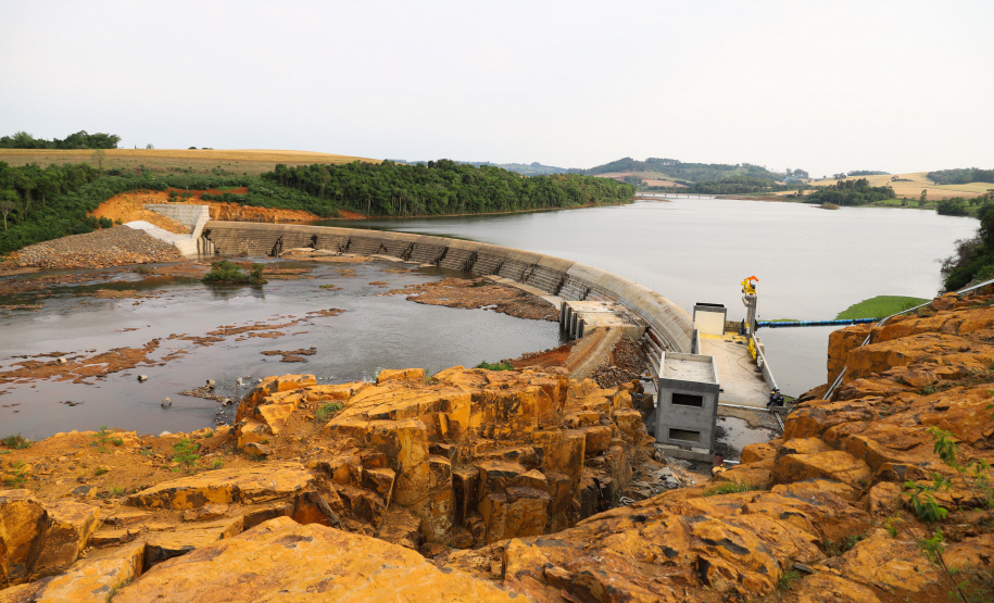 PCH Bela Vista Pequena Central Hidrelétrica Bela Vista, em Verê, no Sudoeste do Estado, instalada no Rio Chopim, entre os municípios de Verê e São João, no Sudoeste do Paraná. 30/09/2021 - Foto: Geraldo Bubniak/AEN