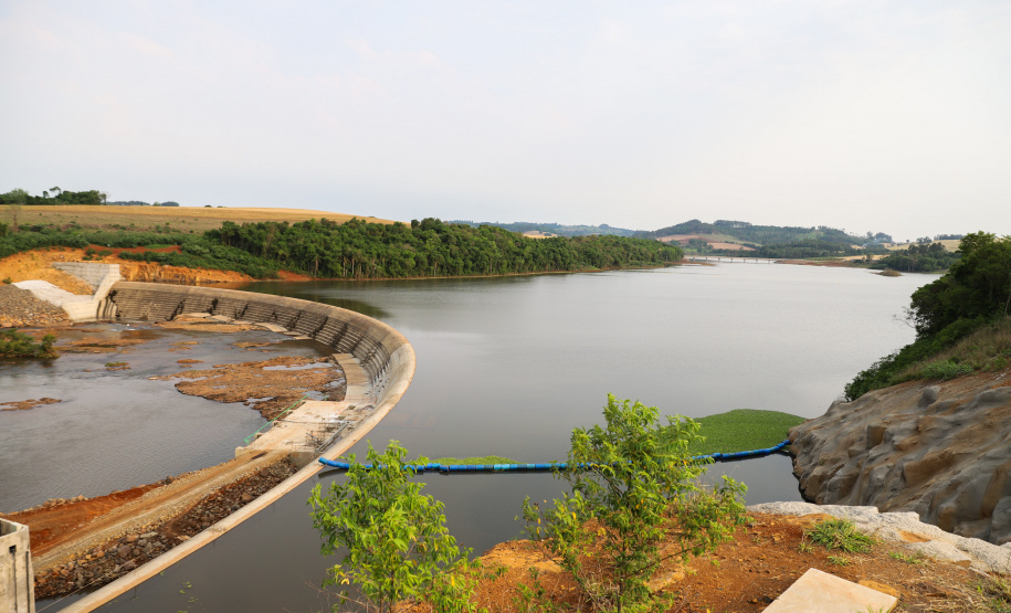 PCH Bela Vista Pequena Central Hidrelétrica Bela Vista, em Verê, no Sudoeste do Estado, instalada no Rio Chopim, entre os municípios de Verê e São João, no Sudoeste do Paraná. 30/09/2021 - Foto: Geraldo Bubniak/AEN