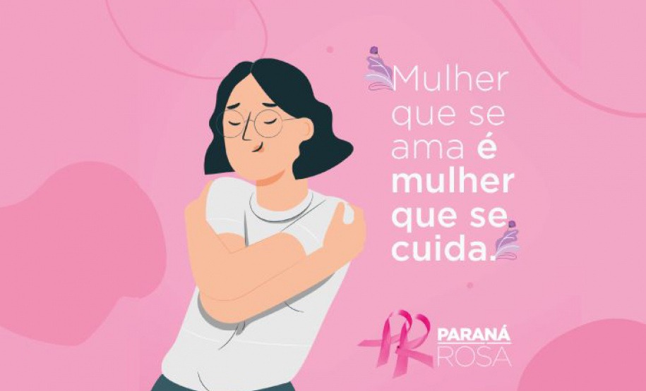 3ª edição do Paraná Rosa reforça a importância da prevenção e cuidados com a saúde da mulher - Curitiba, 01/10/2021 - Foto/Arte: SESA