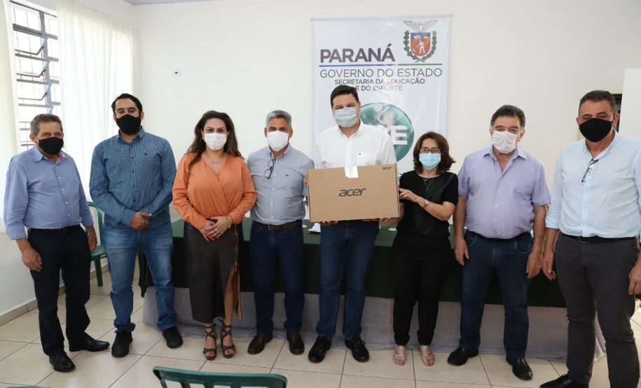 Colégios de mais 30 municípios receberam kits de robótica nesta semana. Foto: Rodrigo Felix Leal/AEN