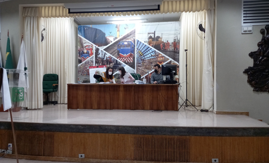 Abertura envelopes de preços do projeto de pavimentação da PR-990 em Rebouças - Curitiba, 01/10/2021 - Foto: DER