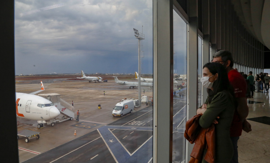 01.10.2021 - Aeroporto de Maringá.
Foto Gilson Abreu/AEN