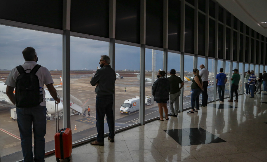 01.10.2021 - Aeroporto de Maringá.
Foto Gilson Abreu/AEN