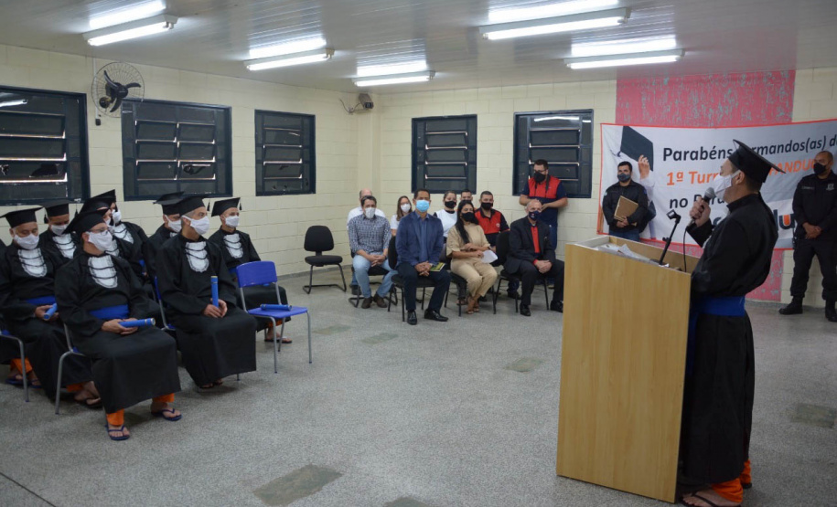 Casa de Custódia de Curitiba lança série de projetos educacionais para presos - Curitiba, 02/10/2021 - Foto: DEPEN-PR