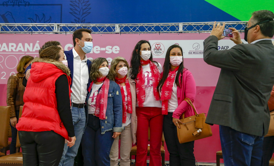 04.10.2021 - Governador Carlos Massa Ratinho Junior, participa do lançamento do Parana Rosa 2021.
Foto Gilson Abreu/AEN