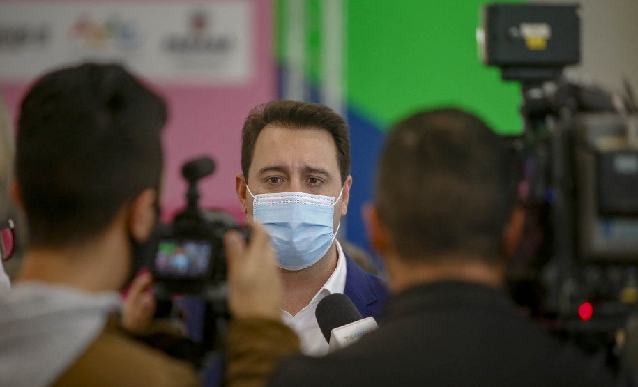 04.10.2021 - Governador Carlos Massa Ratinho Junior, participa do lançamento do Parana Rosa 2021.
Foto Gilson Abreu/AEN