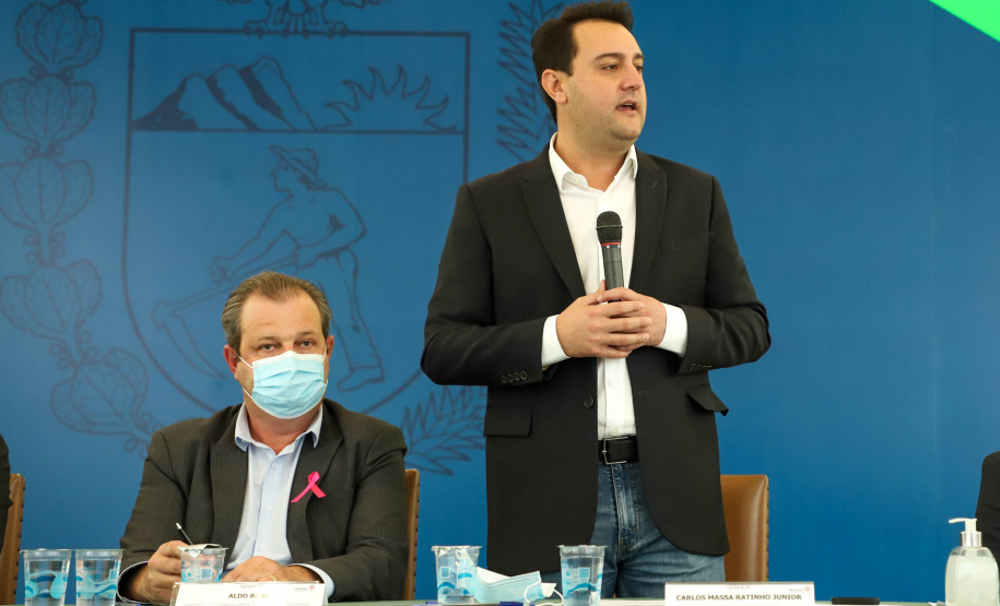 Governador Carlos Massa Ratinho Junior participa da Semana da Inovação.  -  Curitiba, 05/10/2021  -  Foto: Ari Dias/AEN