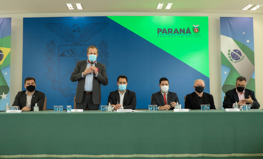 Governador Carlos Massa Ratinho Junior participa da Semana da Inovação.  -  Curitiba, 05/10/2021  -  Foto: Ari Dias/AEN