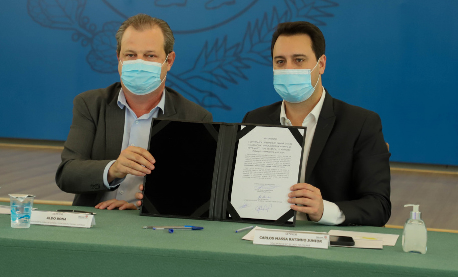 Governador Carlos Massa Ratinho Junior participa da Semana da Inovação.  -  Curitiba, 05/10/2021  -  Foto: Ari Dias/AEN
