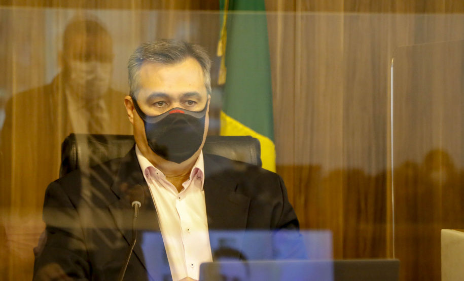 Secretário da Saúde,  Beto Preto, apresenta relatório com números da pandemia, durante audiência na Assembleia Legislativa  -  Curitiba, 05/10/2021  -  Foto Gilson Abreu/AEN