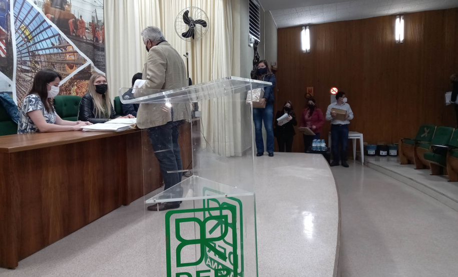 Abertura dos envelopes de preços da duplicação da PR-445 entre Mauá da Serra e Lerroville  -  Curitiba, 05/10/2021  -  Foto: DER