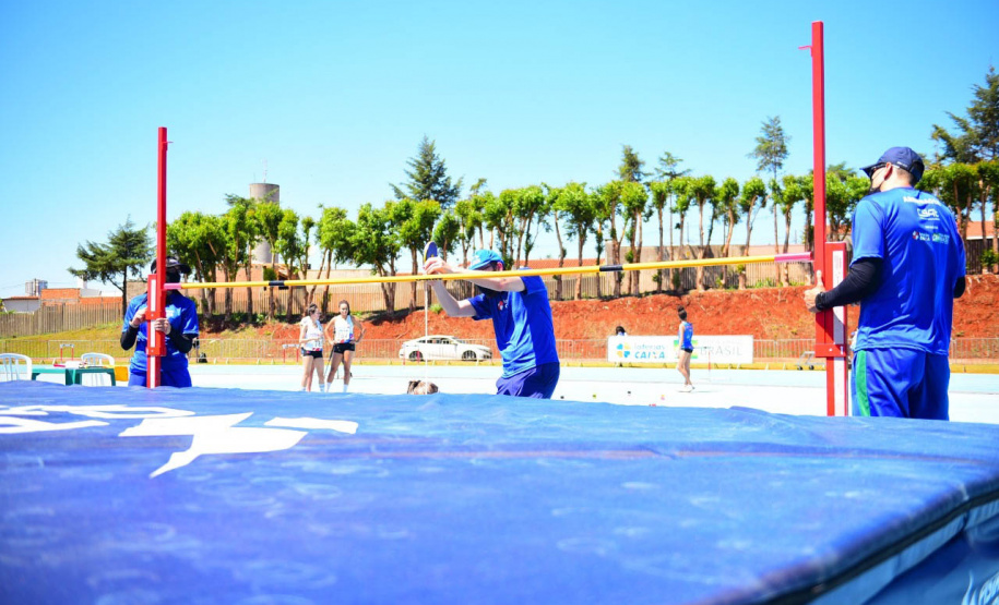 Cascavel será palco durante três dias do XX Campeonato Brasileiro de Atletismo Master. A partir de sexta-feira, 08, o Centro Nacional de Treinamento de Atletismo (CNTA) recebe atletas de 15 estados brasileiros. - Curitiba, 07/10/2021  -  Foto:  AFRAM - Associação Paranaense de Atletismo Master