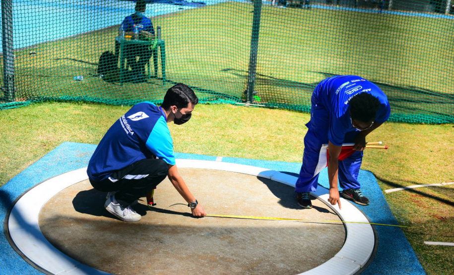 Cascavel será palco durante três dias do XX Campeonato Brasileiro de Atletismo Master. A partir de sexta-feira, 08, o Centro Nacional de Treinamento de Atletismo (CNTA) recebe atletas de 15 estados brasileiros. - Curitiba, 07/10/2021  -  Foto:  AFRAM - Associação Paranaense de Atletismo Master