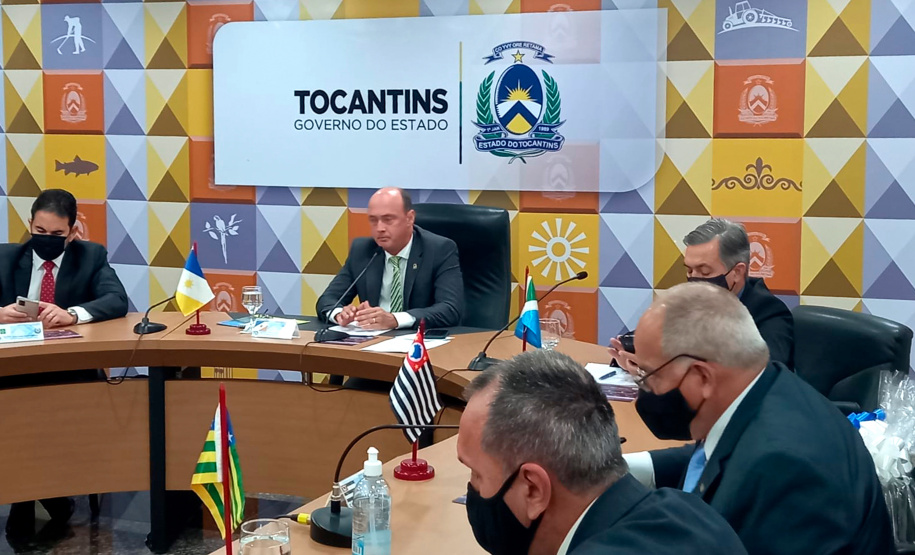 O secretário da Segurança Pública do Paraná, Romulo Marinho Soares, participou nos dias 6 e 7 de outubro da 78ª Reunião Ordinária do Colégio Nacional dos Secretários de Segurança Pública (Consesp), em Palmas (TO). - Palmas, (TO), 07/10/2021  -  Foto: SESP-PR