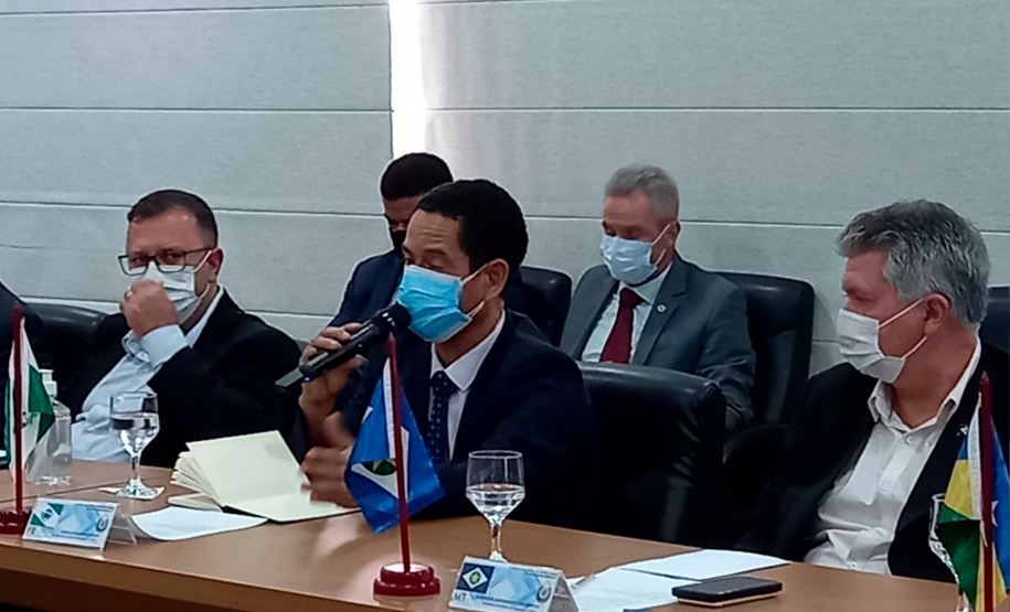 O secretário da Segurança Pública do Paraná, Romulo Marinho Soares, participou nos dias 6 e 7 de outubro da 78ª Reunião Ordinária do Colégio Nacional dos Secretários de Segurança Pública (Consesp), em Palmas (TO). - Palmas, (TO), 07/10/2021  -  Foto: SESP-PR