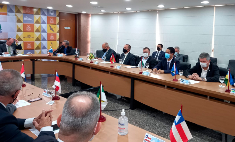 O secretário da Segurança Pública do Paraná, Romulo Marinho Soares, participou nos dias 6 e 7 de outubro da 78ª Reunião Ordinária do Colégio Nacional dos Secretários de Segurança Pública (Consesp), em Palmas (TO). - Palmas, (TO), 07/10/2021  -  Foto: SESP-PR