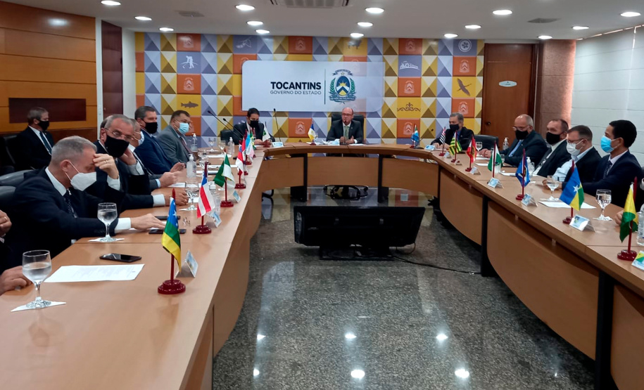 O secretário da Segurança Pública do Paraná, Romulo Marinho Soares, participou nos dias 6 e 7 de outubro da 78ª Reunião Ordinária do Colégio Nacional dos Secretários de Segurança Pública (Consesp), em Palmas (TO). - Palmas, (TO), 07/10/2021  -  Foto: SESP-PR