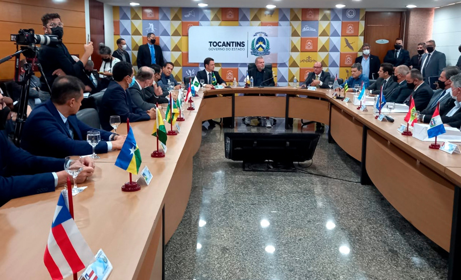 O secretário da Segurança Pública do Paraná, Romulo Marinho Soares, participou nos dias 6 e 7 de outubro da 78ª Reunião Ordinária do Colégio Nacional dos Secretários de Segurança Pública (Consesp), em Palmas (TO). - Palmas, (TO), 07/10/2021  -  Foto: SESP-PR