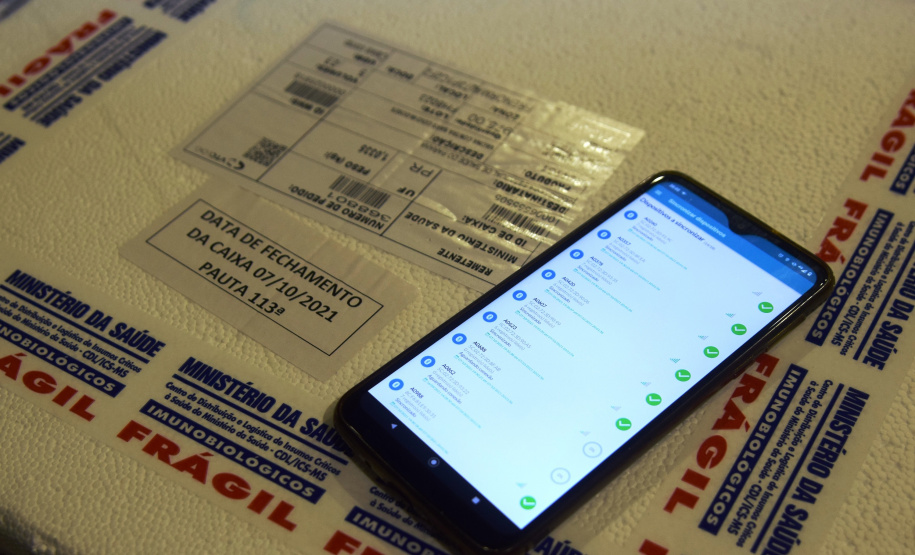 Paraná recebe 124.020 vacinas contra a Covid-19 nesta quinta Foto: Américo Antonio/SESA