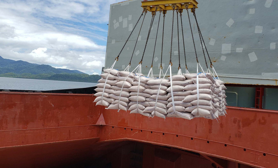 Portos do Paraná fecham setembro com um volume de 44,5 milhões de cargas movimentadas no ano.Foto: Cesar Teixeira/Portos do Paraná