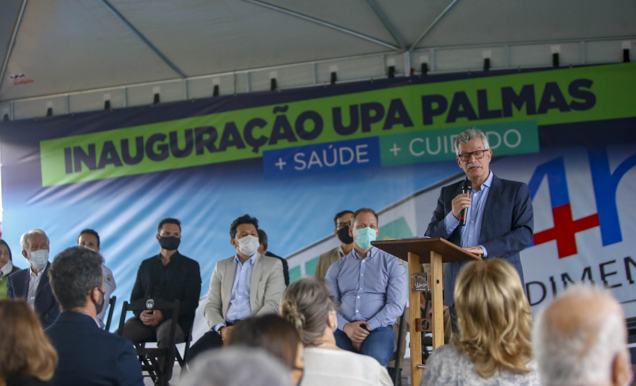 Governador em exercício Darci Piana visita a UPA em Palmas  -  Palmas, 08/10/2021  -  Foto: Gilson Abreu/AEN