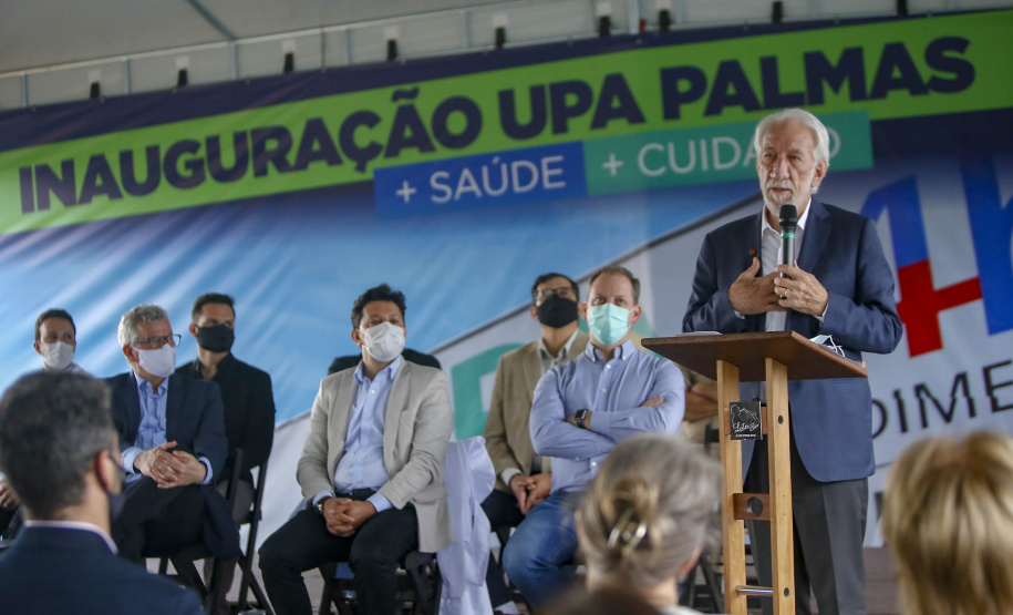 Governador em exercício Darci Piana visita a UPA em Palmas  -  Palmas, 08/10/2021  -  Foto: Gilson Abreu/AEN