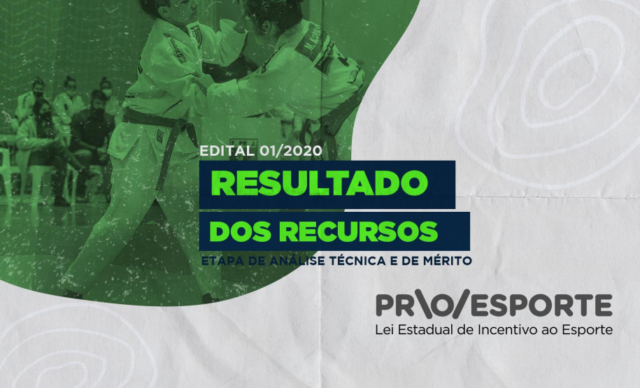 PROESPORTE publica resultado de recursos da etapa de Análise Técnica e de Mérito do Edital 01/2020