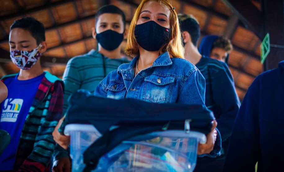 Kits de robótica são entregues para escolas de mais 42 municípios . Foto: Guilherme Flores/Casa Civil