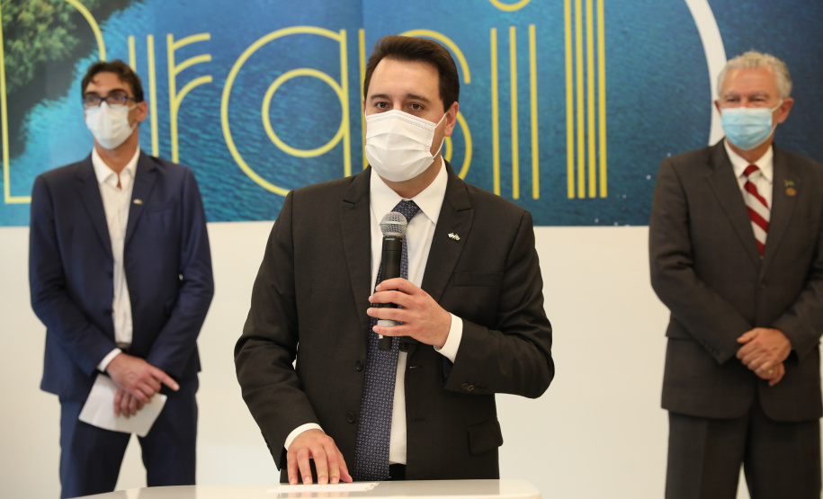 Governador apresenta Paraná à Câmara de Comércio e Indústria de Abu Dhabi. Foto: Governo do Paraná