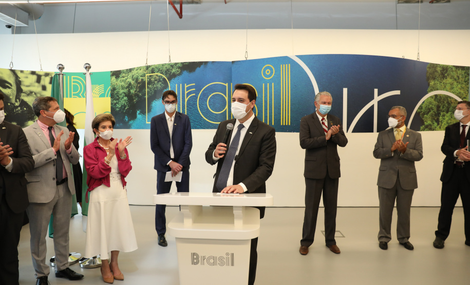 Governador apresenta Paraná à Câmara de Comércio e Indústria de Abu Dhabi. Foto: Governo do Paraná