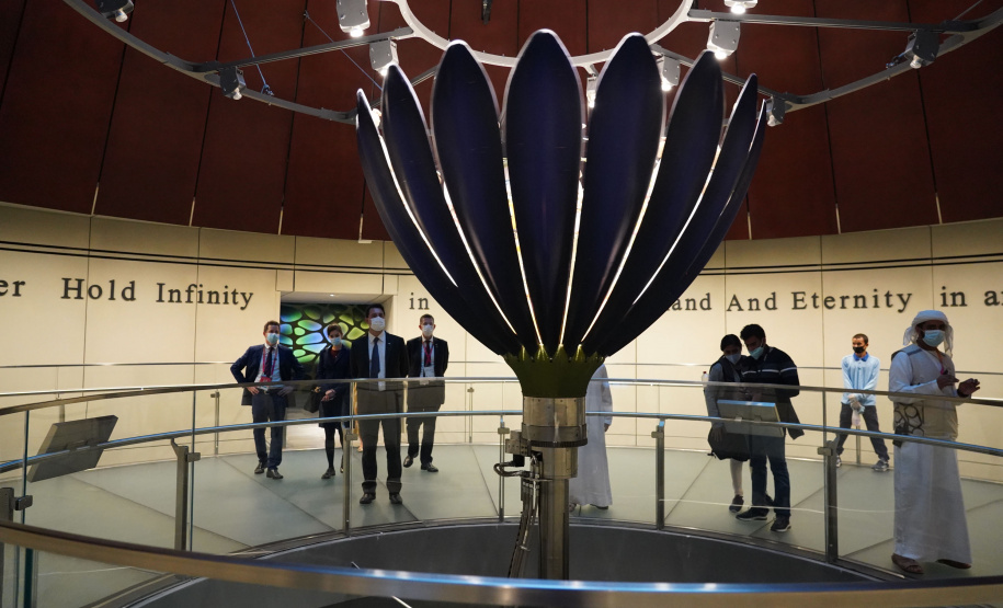 Governador apresenta potenciais do Paraná à Câmara de Comércio e Indústria de Abu Dhabi. Foto: Governo do Paraná