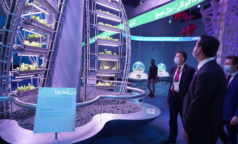 Governador apresenta potenciais do Paraná à Câmara de Comércio e Indústria de Abu Dhabi. Foto: Governo do Paraná