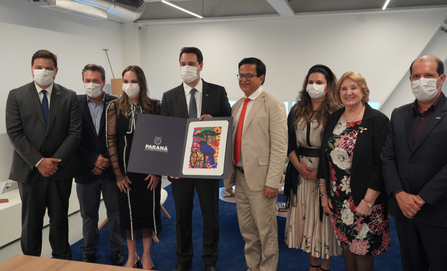 Paraná entrega à ONU relatório sobre desenvolvimento sustentável no Estado. Foto: Governo do Paraná