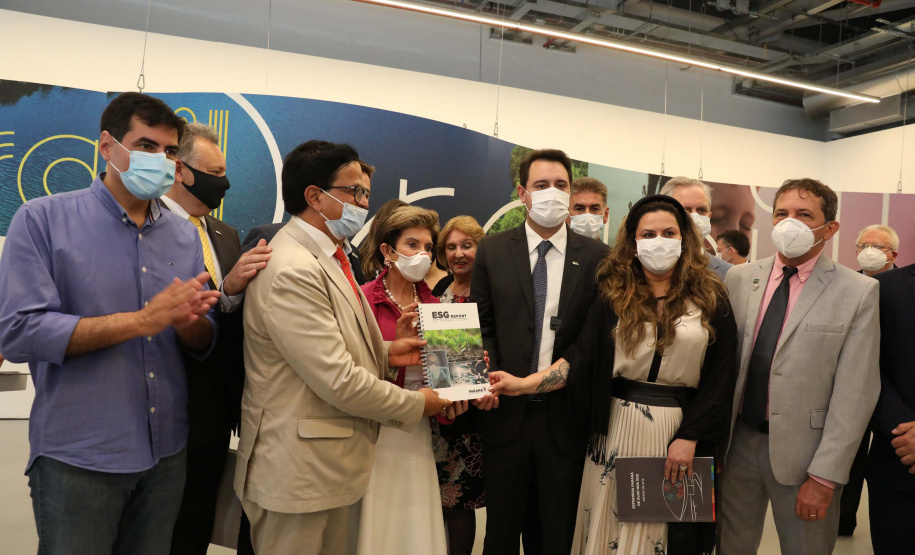 Governador lança semana do Paraná no Pavilhão Brasil da Expo Dubai 2020. Foto: Governo do Paraná