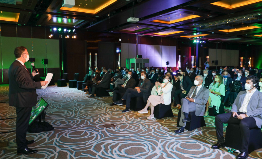 Em Dubai, Paraná lança plataforma para empresas se apresentarem a investidores. Foto: Governo do Paraná